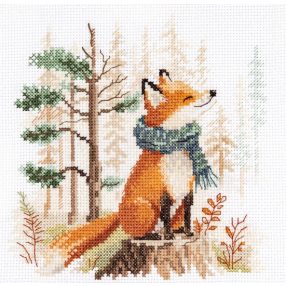 0-243 Tales of the forest. Fox 16x16 cm