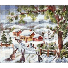 CRC - Nyuszi ül a hóban