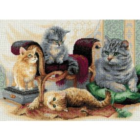 1327 Feline Family 40x30 cm
