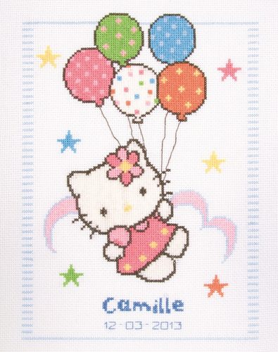 PN-0148222 Hello Kitty lufik - babaköszöntő 23x30 cm