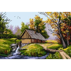 7170 Mill on the River 53x35 cm