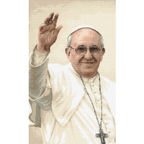 4930 Ferenc pápa 30x50 cm