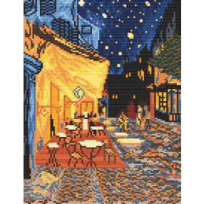4345 Night Cafe - Vincent Van Gogh 24x31 cm