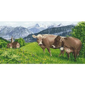 8505 Alpine meadow 34x69 cm