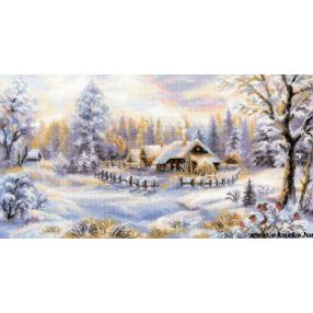 1427 Winter evening 41x23 cm