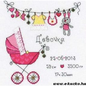 1417 Its a girl 20x20 cm