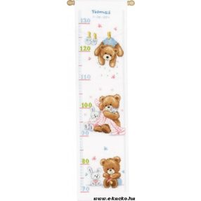 PN-0147440  Teddy Blanket Height Chart 18x70 cm