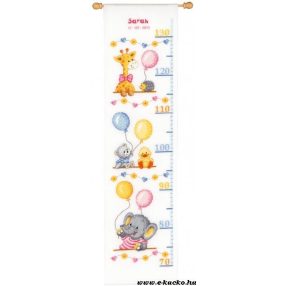 PN-0147469  Animals Celebrate Height Chart 18x70 cm