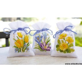 PN-0147592 Spring Flowers Bags - Set 3 9x12 cm