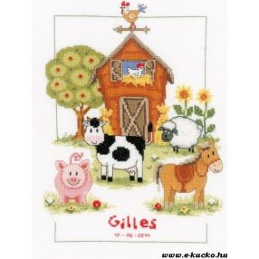 PN-0148149 At the Farm Birth Record  22x29 cm