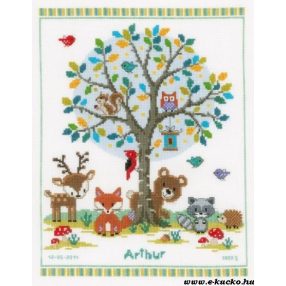 PN-0149396 Woodland Birth Record 28x35 cm