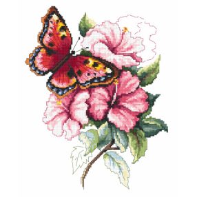 8326 Colorful butterfly 30x36 cm
