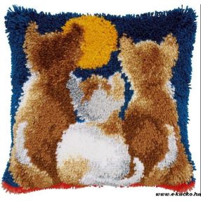 PN-0021651 Macskák éjszaka 40x40 cm