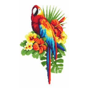 8331 Fairy tale parrot 27x48 cm