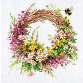 1456 Wreath with Fireweed 30x30 cm