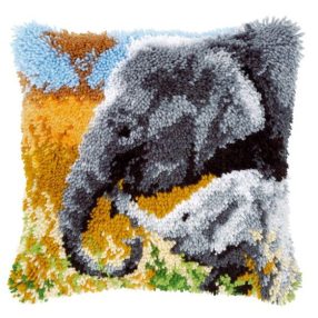 PN-0147955 Elefánt és kicsinye 40x40 cm