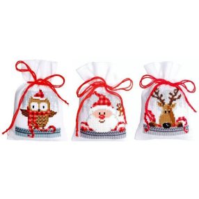 PN-0149462 Christmas Buddies aida set of 3 8x12 cm