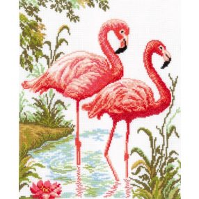 m106 Flamingos  28x31,5 cm