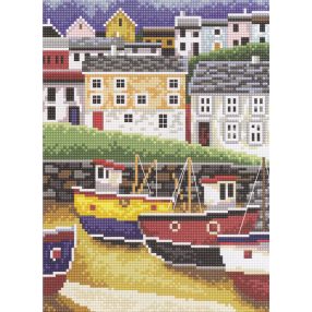 C166 Fisherman's Village III 16x22 cm