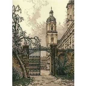 r169 Old Town - Church 19x27 cm