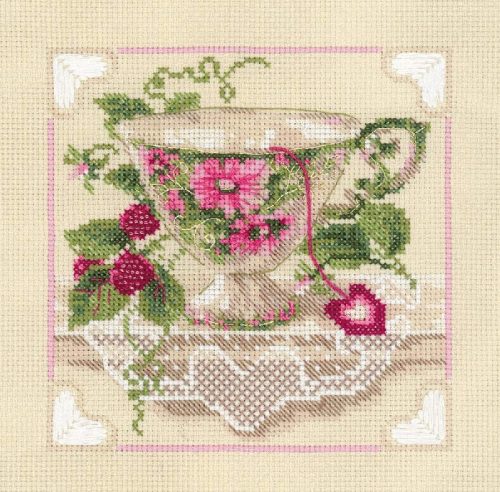 1476 Málnás tea 20x20 cm