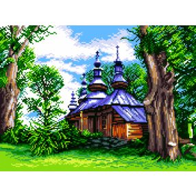 7247 Templom 40x30 cm