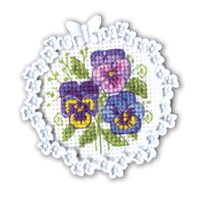 FA031 Pansies 4x4 cm