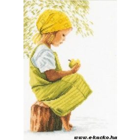 PN-0021213 Girl with Apple 20x30 cm