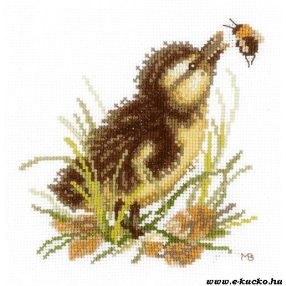 PN-0146977 Duckling And Bumble Bee  14x14 cm