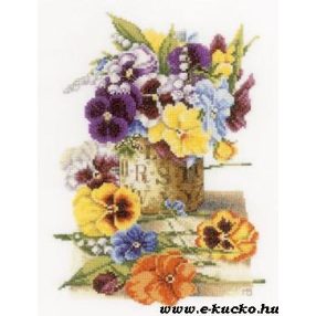 PN-0154463  Pot of Pansies 23x30 cm