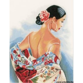 PN-0154991 Flower Scarf 48x37 cm