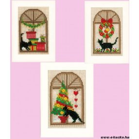 PN-0150427 Christmas atmosphere aida set 3 10.5x15 cm