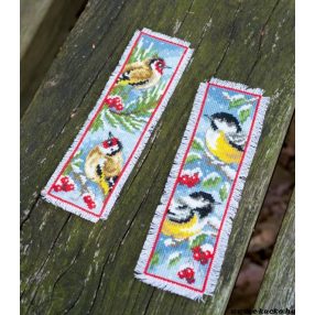 PN-0151005  Birds in winter aida set of 2 6x20 cm