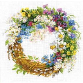 1536 Wreath with Bird Cherry 30x30 cm