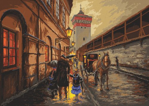 Z4336 Eső a városban 72x49 cm