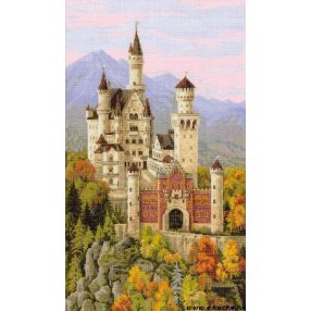 1520 Neuschwanstein Castle 35x60 cm
