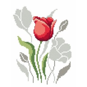 ZN8620 Spring flowers – tulips 15x20 cm