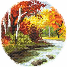 ZN8360 Four seasons - autumn 16x16 cm