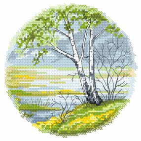 ZN8358 Four seasons - spring 16x16 cm