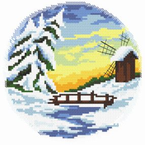 ZN8361 Four seasons - winter 16x16 cm