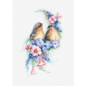 ZN8370 Romantic birds 30x42 cm