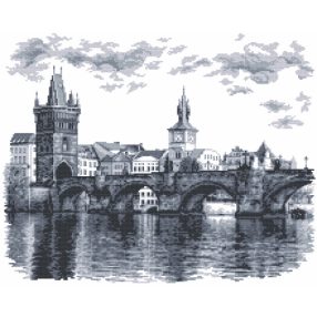 ZN4947 Charles Bridge 41x33 cm