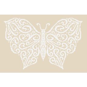 ZN8551 Winter butterfly 20x30 cm