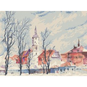 ZN4979 City view 40x30 cm