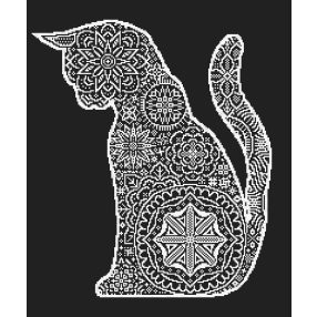 Z8818 Lace cat 37x44 cm