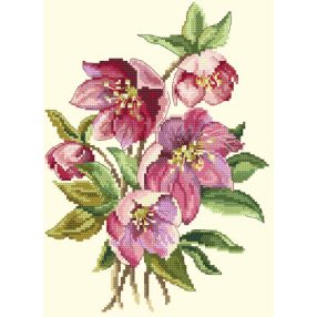 Z8655 Flowers of winter 18x25 cm