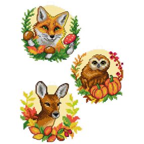 142CS Forest Animals - different sizes