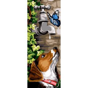 950-175 Szomjas kutya 25x60 cm