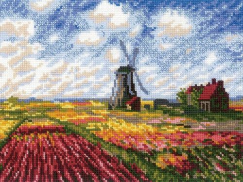 1643 Tulipán mező -  Monet 33x25 cm