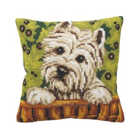 C5162 Curious puppy 40x40 cm